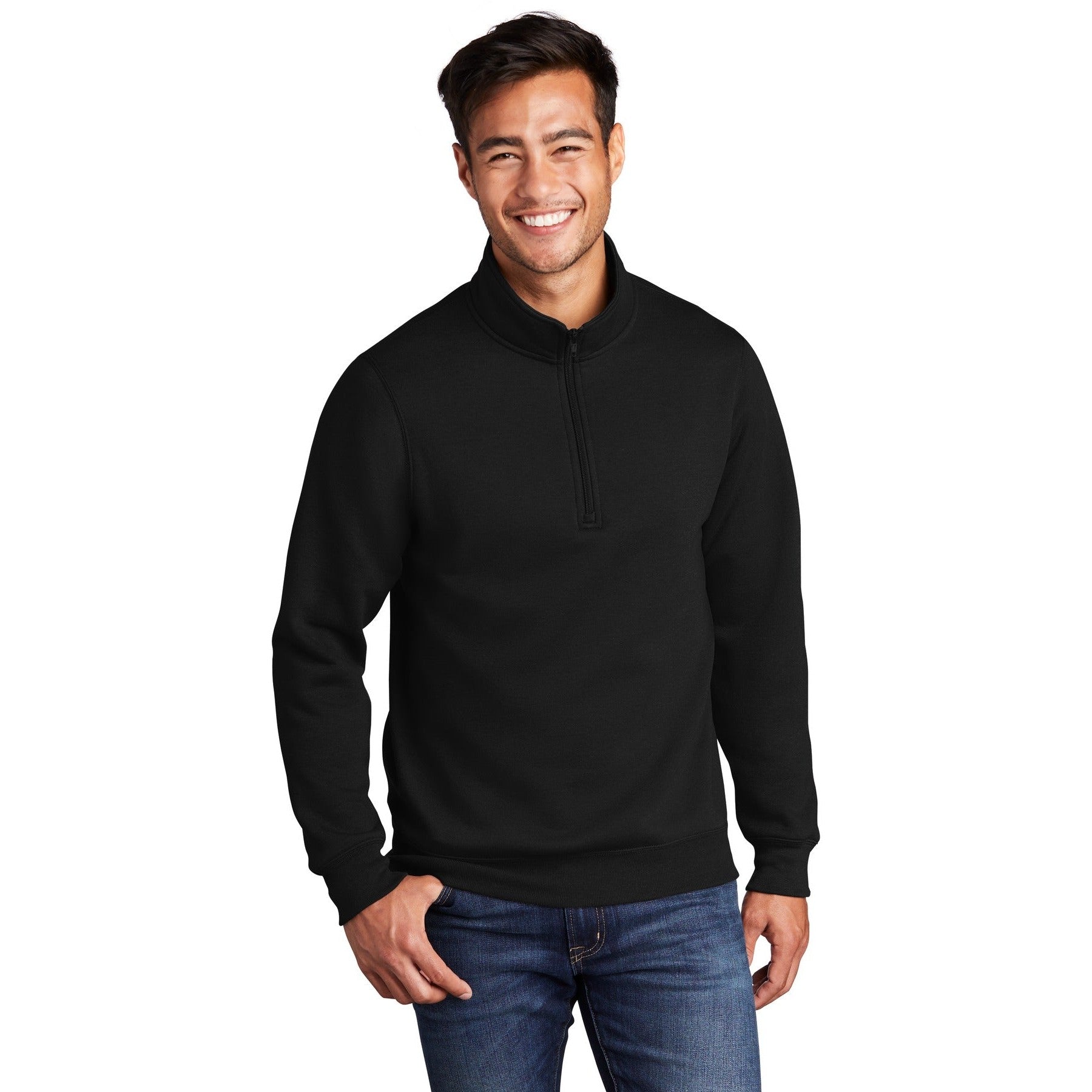 Port & Company-Port & Company ® Core Fleece 1/4-Zip Pullover Sweatshirt PC78Q-MedTech-7
